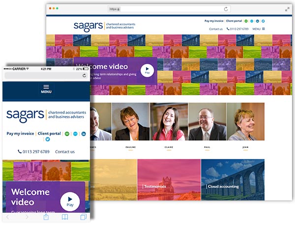 Sagars website example